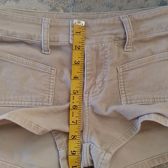 Jalate Jeans Wear Corduroy Shortie Shorts Junior 7/8 Tan - Picture 12 of 14